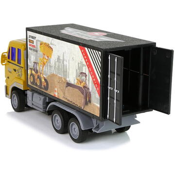 Lean Toys Camion de construcții cu telecomandă 1:24 Galben