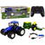 Lean Toys Tractor RC cu telecomandă 1:24 Belarka Albastru