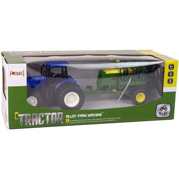 Lean Toys Tractor RC cu telecomandă 1:24 Belarka Albastru