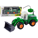 Lean Toys Încărcător excavator R/C cu telecomandă, braț de ridicare verde