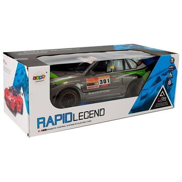 Lean Toys Mașină sport RC cu telecomandă 1:10 2.4G gri