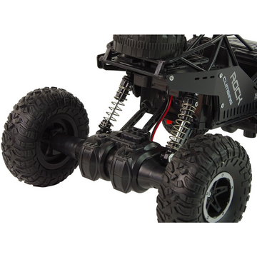 Lean Toys Mașină RC Rover 1:16 neagră, vehicul cu telecomandă