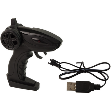 Lean Toys Mașină RC Rover 1:16 neagră, vehicul cu telecomandă