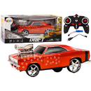 Lean Toys Mașină cu telecomandă 1:18 Drift 360 Lumini Sunete Roșii