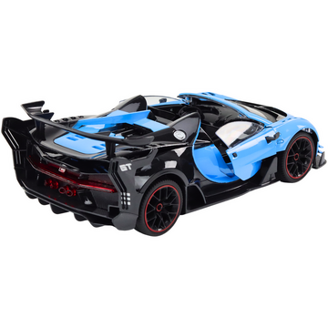 Lean Toys Mașină sport RC cu telecomandă 1:12, cu uși deschise, albastră