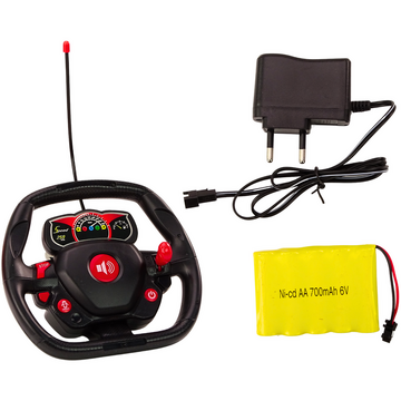 Lean Toys Mașină sport RC cu telecomandă 1:12, cu uși deschise, albastră