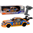 Lean Toys Mașină cu telecomandă RC 1:16 Roți de cauciuc Drift Portocaliu