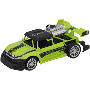 Lean Toys Mașină RC controlată cu efect de fum, 1:20, lumini verzi