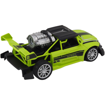 Lean Toys Mașină RC controlată cu efect de fum, 1:20, lumini verzi