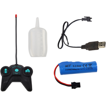 Lean Toys Mașină RC controlată cu efect de fum, 1:20, lumini verzi