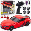 Lean Toys Mașină sport Drift cu roți interschimbabile, telecomandă RC 4WD, roșie