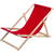WOODOK Șezlong de plajă, din lemn roșu