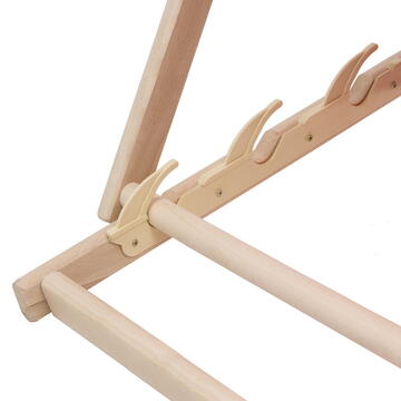 WOODOK Șezlong de plajă, din lemn roșu