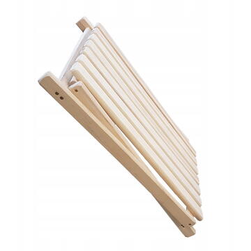 Set  masă + 2 șezlongur NEGRE, Woodok