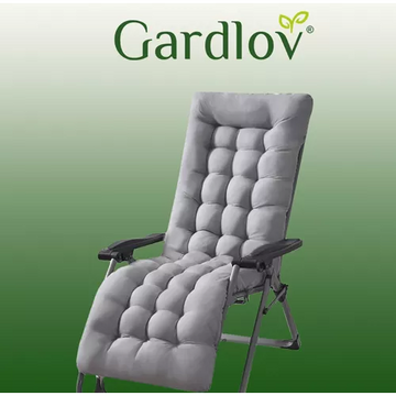 GARDLOV Pernă matlasată pentru șezlong de grădină gri 23490