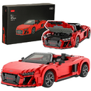 Blocuri de construcție AutoRC 1:14 Audi R8 Spyder 1440 Elements Rastar 93800