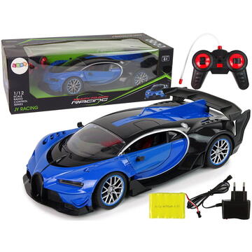 Lean Toys Mașină sport radiocomandă imensă 1:12, cu telecomandă, baterie, telecomandă