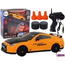 Lean Toys Mașină sport cu telecomandă R/C 1:24 Roți interschimbabile galbene