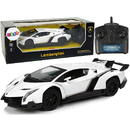 Lean Toys Mașină sport R/C 1:24 Lamborghini Veneno White 2.4 G Lights