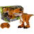 Lean Toys Dinozaur cu telecomandă R/C, lumină sonoră din bronz, Tyrannosaurus