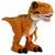 Lean Toys Dinozaur cu telecomandă R/C, lumină sonoră din bronz, Tyrannosaurus