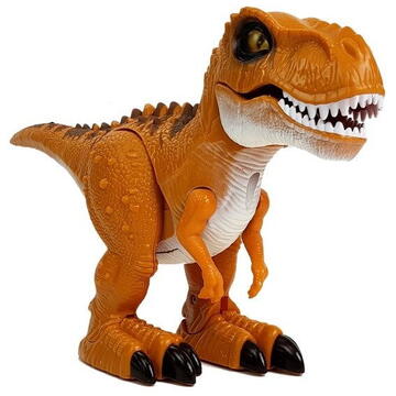 Lean Toys Dinozaur cu telecomandă R/C, lumină sonoră din bronz, Tyrannosaurus