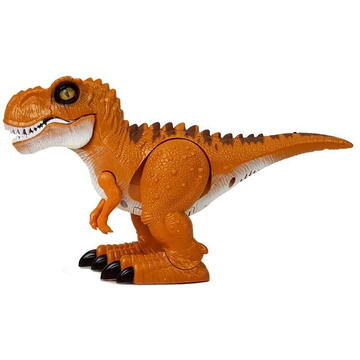Lean Toys Dinozaur cu telecomandă R/C, lumină sonoră din bronz, Tyrannosaurus