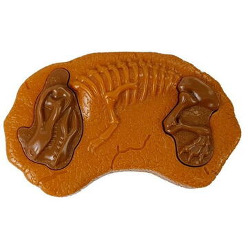 Lean Toys Dinozaur cu telecomandă R/C, lumină sonoră din bronz, Tyrannosaurus