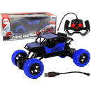 Lean Toys Mașină telecomandă off-road cu telecomandă, 1:18, albastră