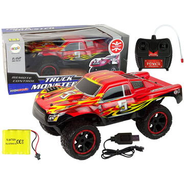 Lean Toys Vehicul Off-Road cu Telecomandă R/C 1:12 20 km/h Roșu