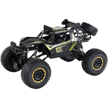 Lean Toys Mașină mare cu telecomandă, scară 1:8, control 2.4G, neagră