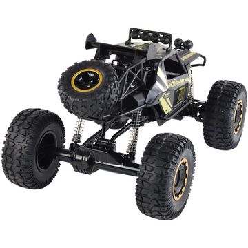 Lean Toys Mașină mare cu telecomandă, scară 1:8, control 2.4G, neagră