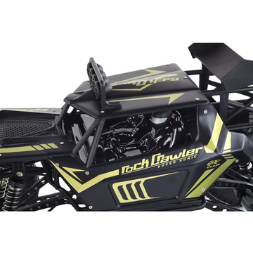 Lean Toys Mașină mare cu telecomandă, scară 1:8, control 2.4G, neagră