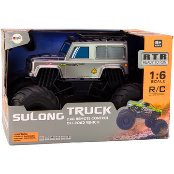 Lean Toys Vehicul SUV off-road mare, cu telecomandă, 2.4G RC, 1:6, gri