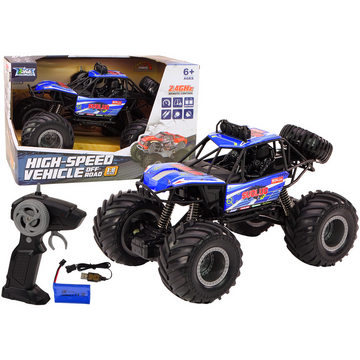 Lean Toys Amortizoare albastre pentru vehicule off-road cu telecomandă, RC 1:8