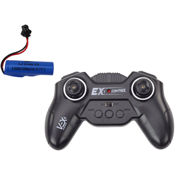 Lean Toys Autobuz urban cu telecomandă RC roșu și alb