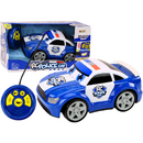 Lean Toys Sunete cu lumini de telecomandă cu desene animate pentru mașini de poliție