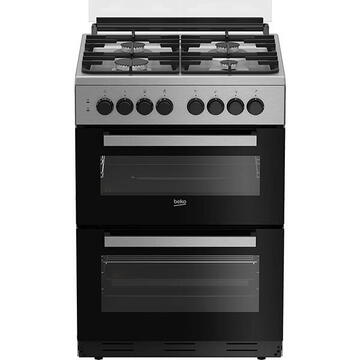 Beko FDM62130DXMS, 4 arzatoare, Autocuratare catalitica, 60 cm, Inox