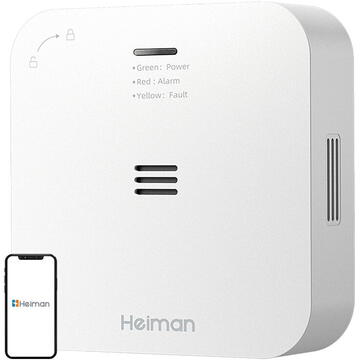 Wireless Alarm CO Heiman HM-720ES-W Interlinked