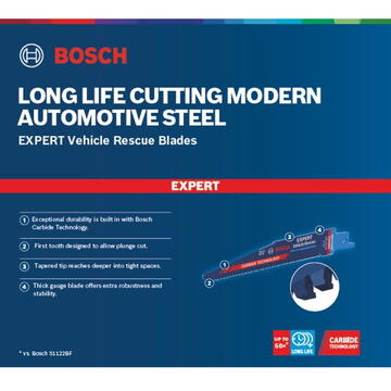 Bosch Panza de fierastrau sabie, 3 mm spatiere dinti, 150 mm lungime