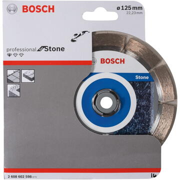 Bosch Disc diamantat pentru piatra, 125 mm