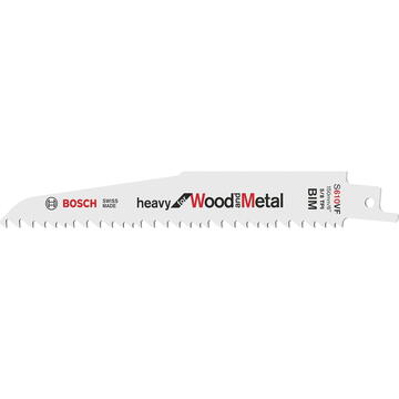 Bosch Lamă de ferăstrău pentru lemn și metal, 150 mm, 5 buc