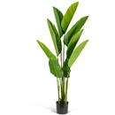 GLOBIZ Plantă decorativă artificială bananier – 1,6 m, verde