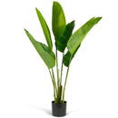 GLOBIZ Plantă decorativă artificială bananier – 1,2 m, verde