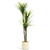 GLOBIZ Plantă decorativă artificială Dracaena Marginata – 1,2 m, verde