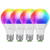 Nanoleaf Matter Wi-Fi A19 Smart E27 Bulb 4PK
