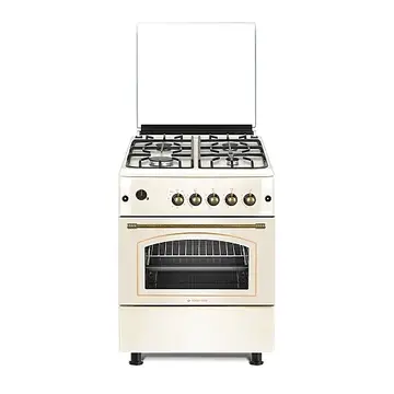 Studio Casa SIERRA VIVA , 4 arzatoare gaz, Cuptor pe gaz, 60x60cm Crem