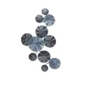 Studio Casa Panou metalic decorativ perete 3D, Deco Art, 101 x 59 cm, Albastru