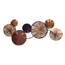 Studio Casa Panou metalic decorativ perete 3D, Deco Art, 79 x 35 cm, Bronz