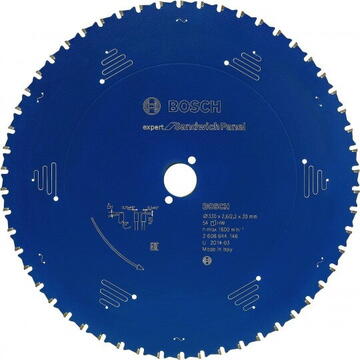 Bosch Panza de fierastrau circular pentru panouri sandwich, 330x30x2.6 mm, 54 dinti
